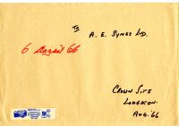 Incomplete brown envelope