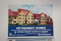 Colour brochure for 'Retirement Homes: Warden assisted dwellings located at Quaker Lan, Waltham Abbey