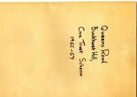 Brown cardboard folder with contents