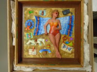 Sculpture/Oil Painting: "Butterfly"