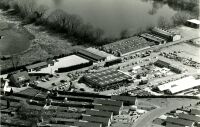 Aerial photograph of Chimes Nursery, Nazeing