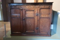 Oak food cupboard, 1620