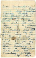 Evacuee's Letter<br>Document