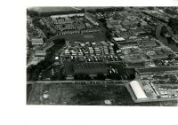 Black and white aerial photograph of Waltham Cross and Lea Road