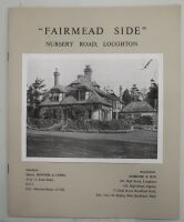 Sales brochure for 'Fairmead Side', Nursery Road, Loughton, to be auctioned on Thursday 12th July 1951